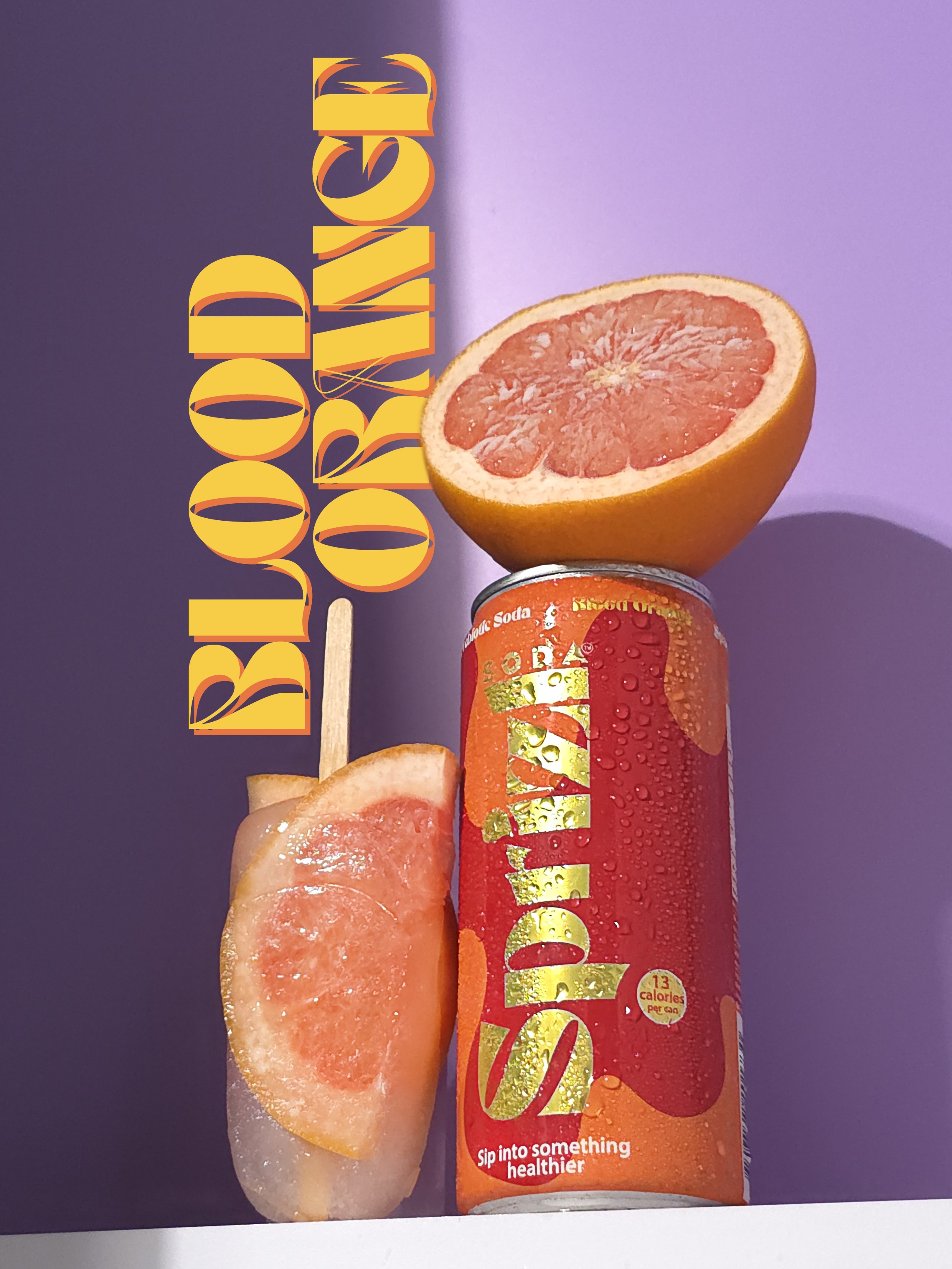 Sprizl Blood Orange prebiotic soda